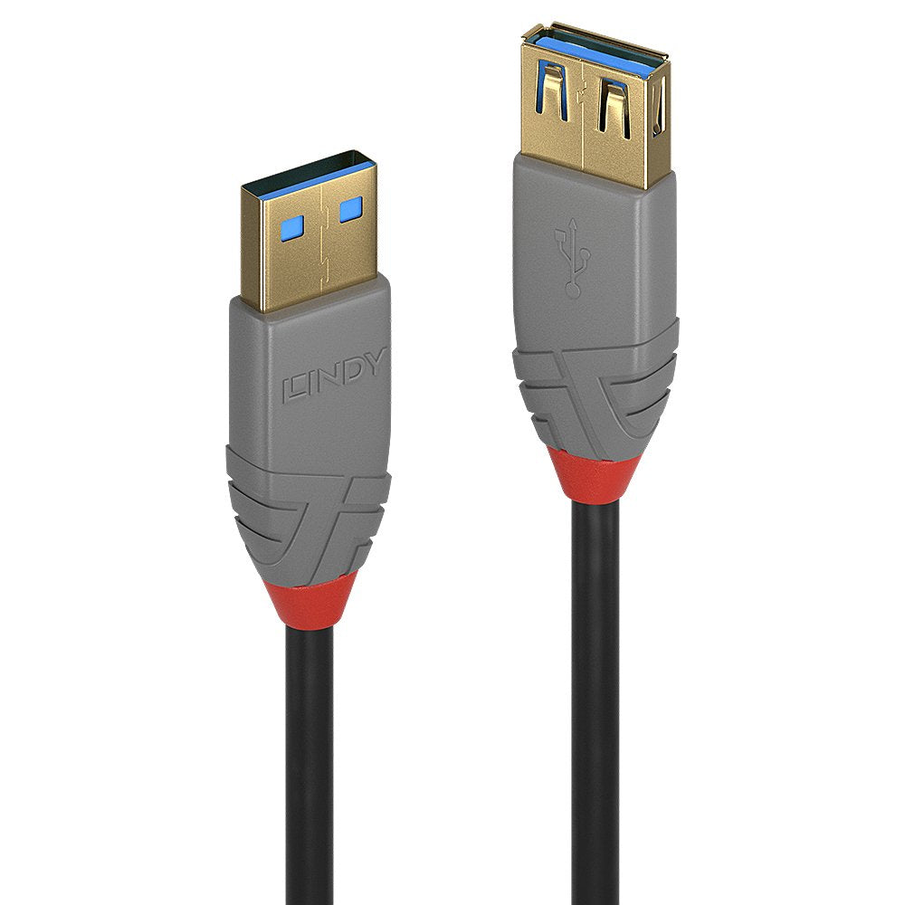 Lindy Usb 3.0 Verlängerung Typ A/A Anthra Line M/F 3m