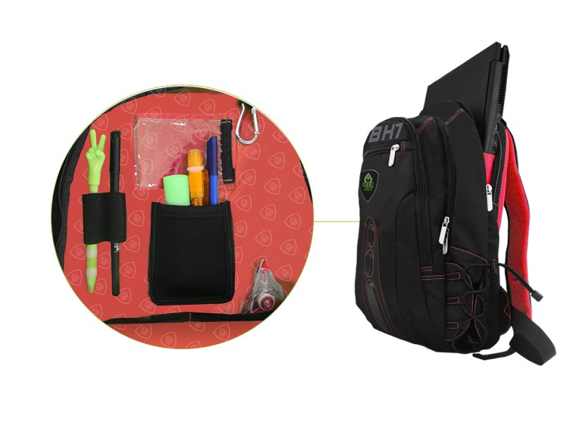Keep Out Mochila Gaming Bk7  Negro Y Rojo 15,6\1