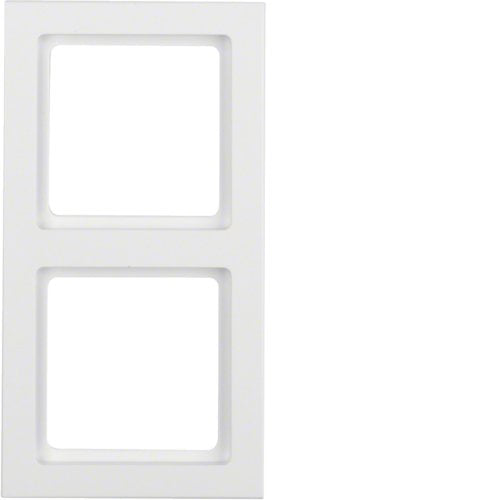 Berker 10126099 Rahmen Q.3 Polarweiss, Samt