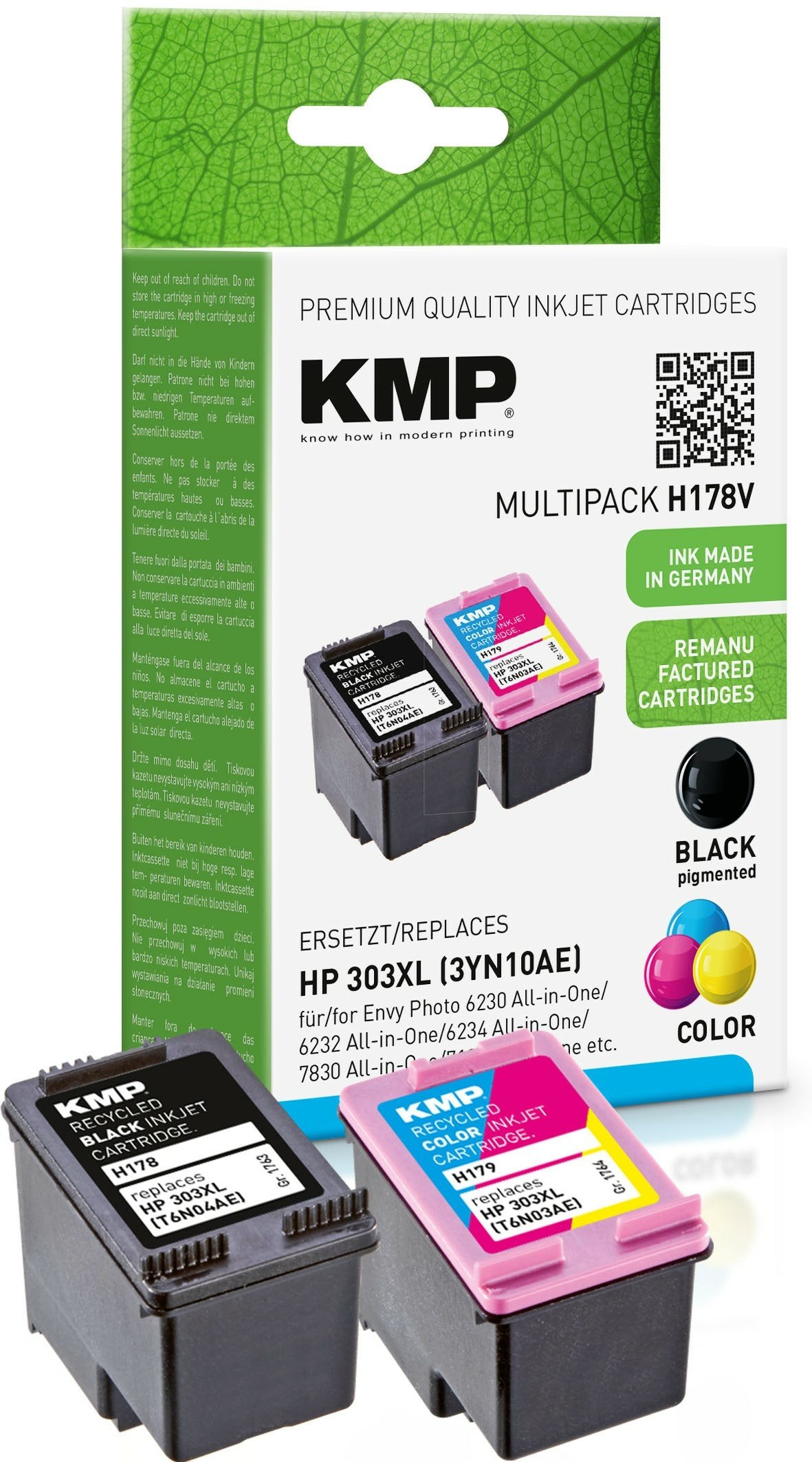 EAN 4011324692495 - KMP 1763,4005 cartucho de tinta 2 pieza(s) Compatible Negro, Cian, Magenta, Amarillo imagen 1