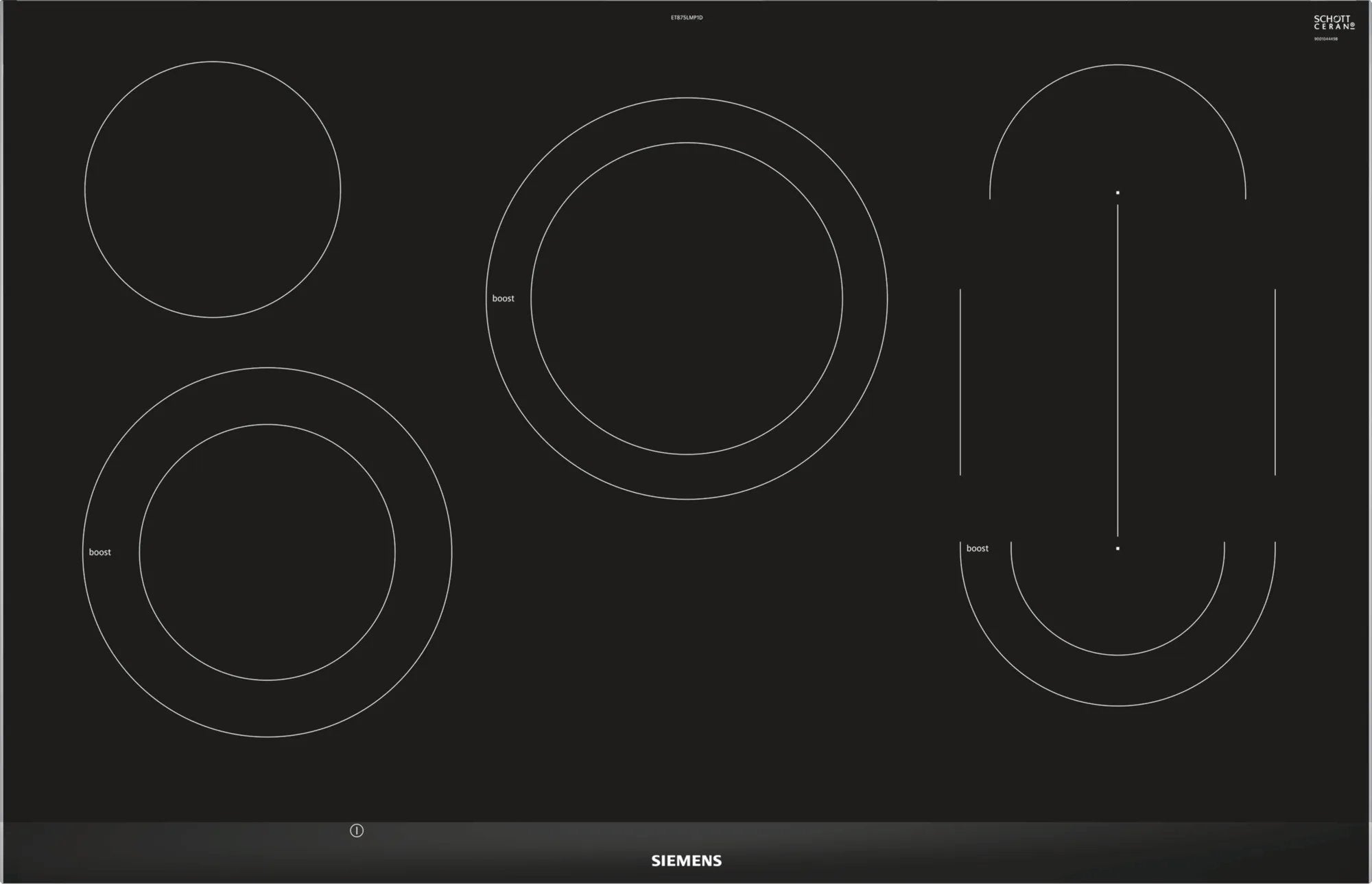 EAN 4242003694381 - Siemens ET875LMP1D hobs Negro Integrado Cerámico 5 zona(s) imagen 2