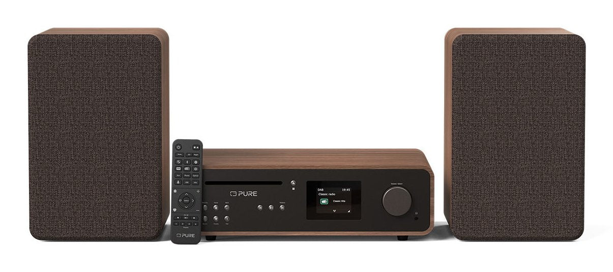 Pure Classic Stereo Coffee Black Walnut Eu Uk