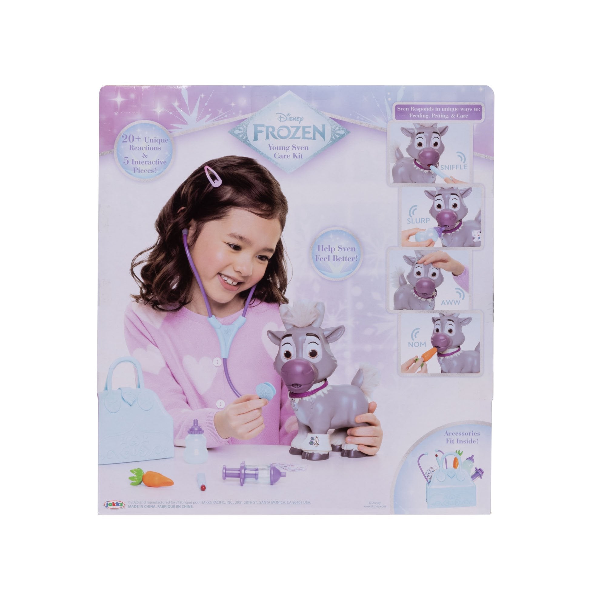 Kit De Cuidados Sven Interactivo Frozen Disney