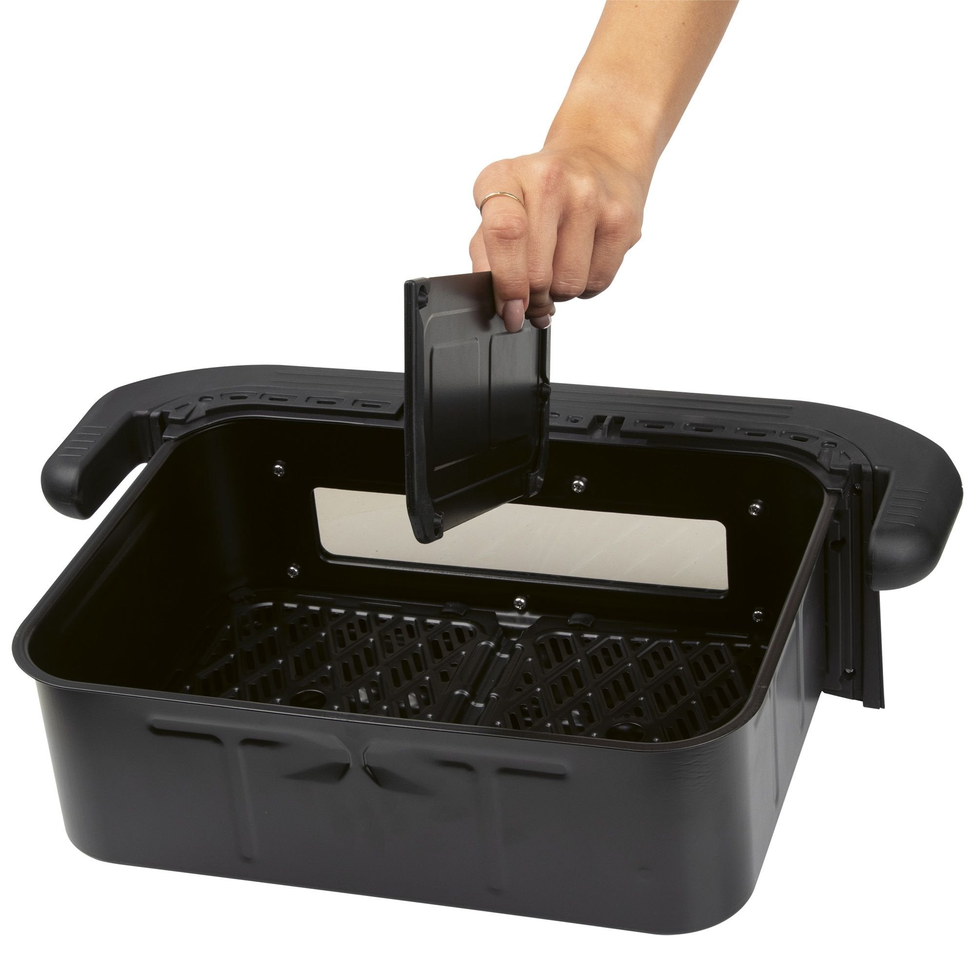 EAN 4006160013139 - ProfiCook PC-FR 1313 H Doble 10 L Independiente 2400 W Freidora de aire caliente Negro, Acero inoxidable imagen 10