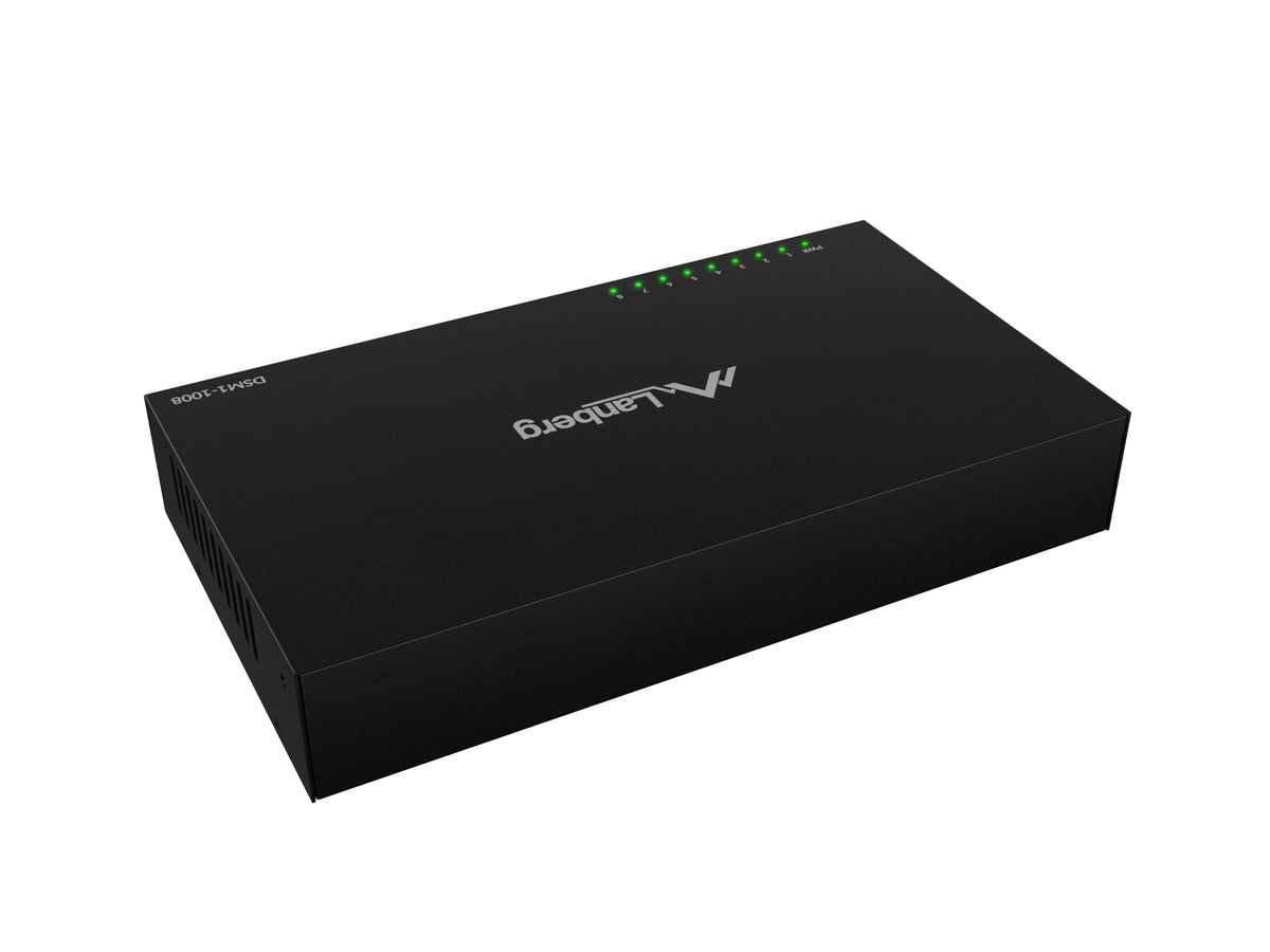 EAN 5901969447767 - Lanberg DSM1-1008 switch No administrado Gigabit Ethernet (10/100/1000) Escritorio Negro imagen 3