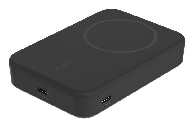 Base De Carga Inalambrica Belkin Bpd008btbk Magnetica 8k Con Qi2 De 15w