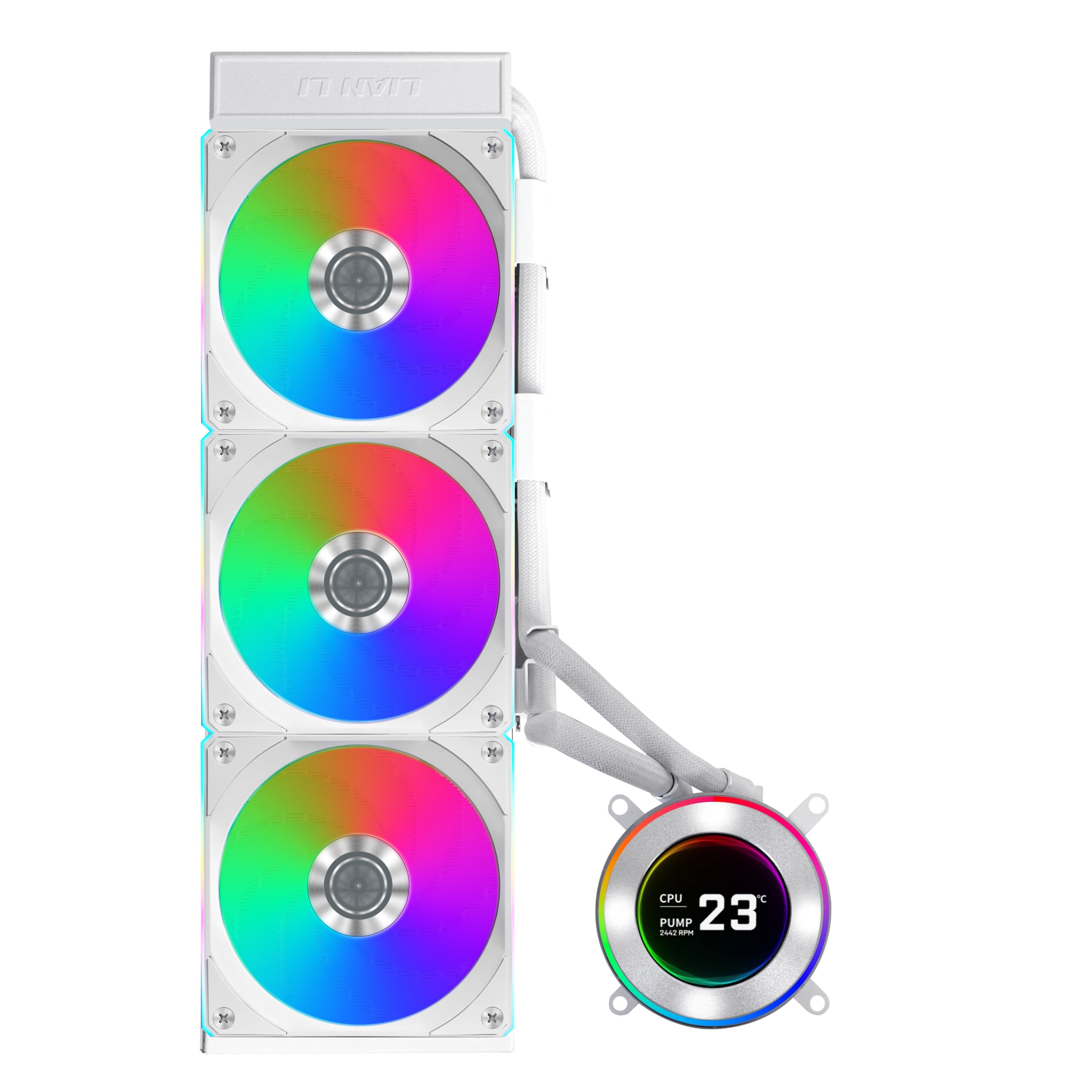 EAN 4718466018007 - Lian Li GA II Hydroshift II LCD-C 360CL Procesador Sistema de refrigeración líquida todo en uno 12 cm Bla imagen 2