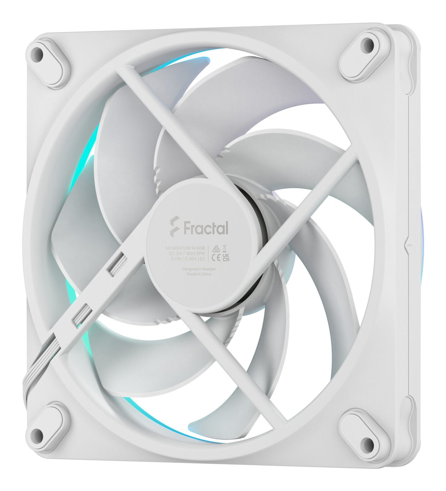 EAN 7340172708919 - Fractal Design Momentum 14 RGB Carcasa del ordenador Ventilador 14 cm Blanco 1 pieza(s) imagen 6