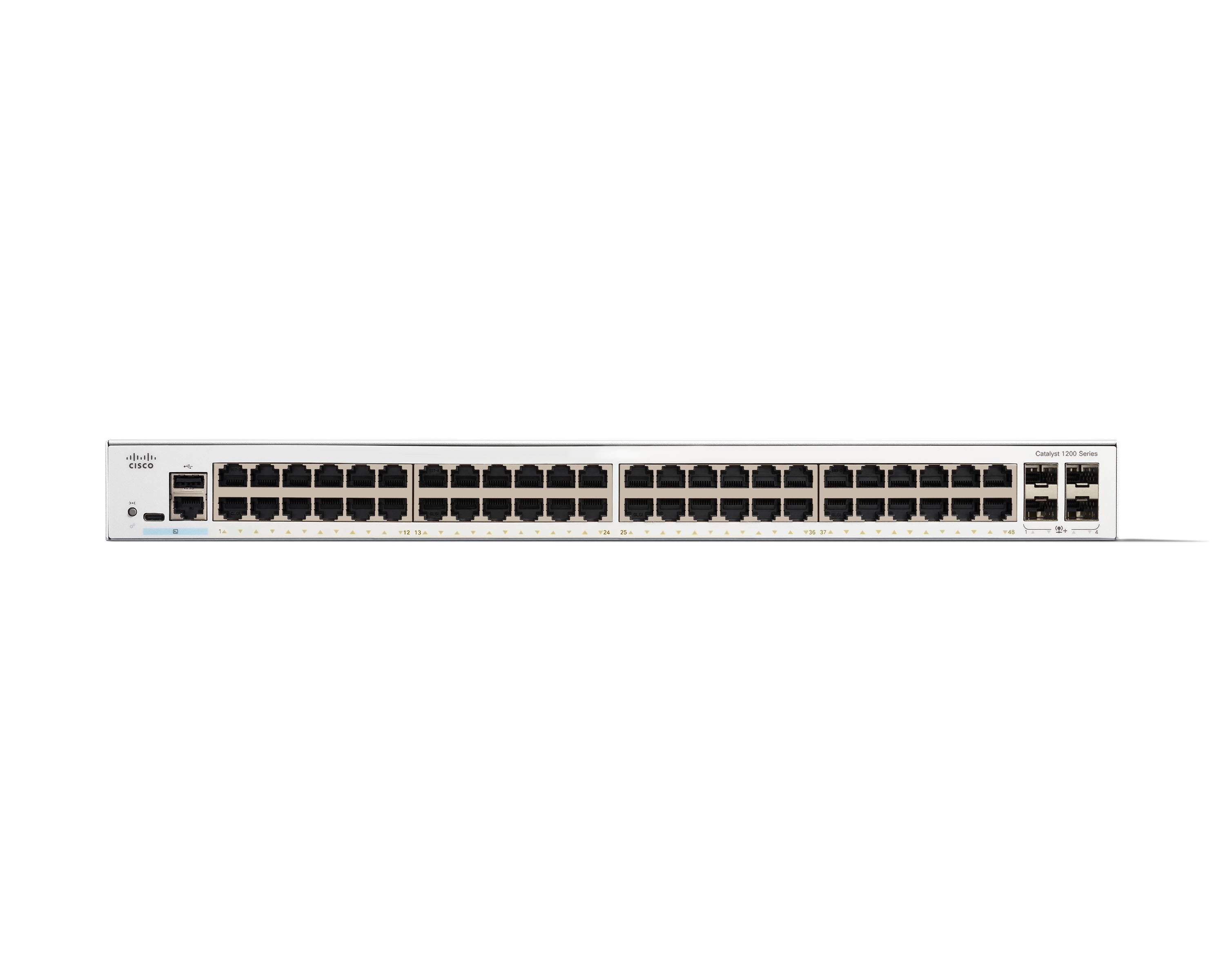 EAN 0889728521772 - Cisco C1200-48T-4X switch Gestionado L2/L3 Gigabit Ethernet (10/100/1000) Blanco imagen 2