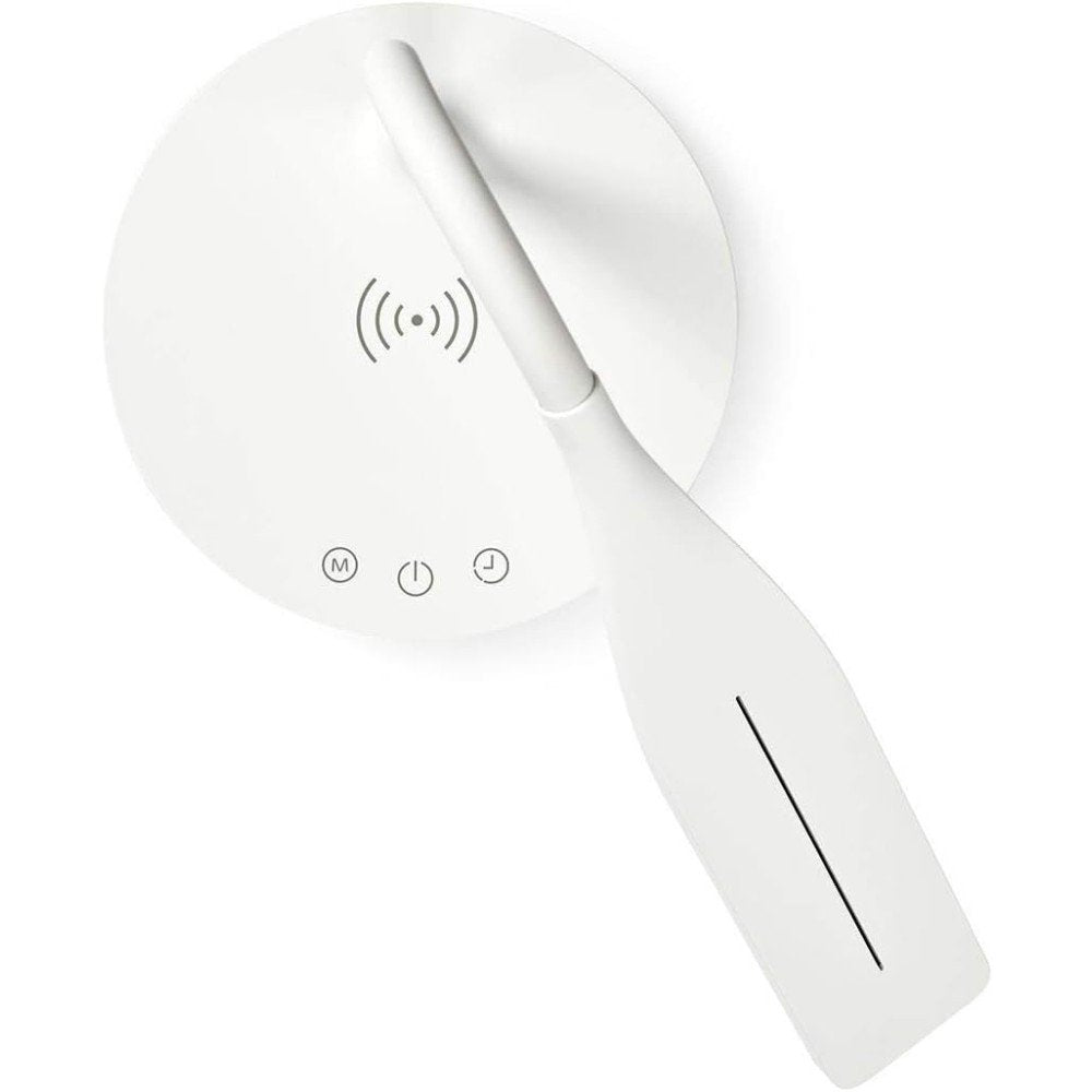 Techly I-Lamp-Dsk10 Lámpara Led De Escritorio Táctil De 5.5w Con Cargador Qi De 15w