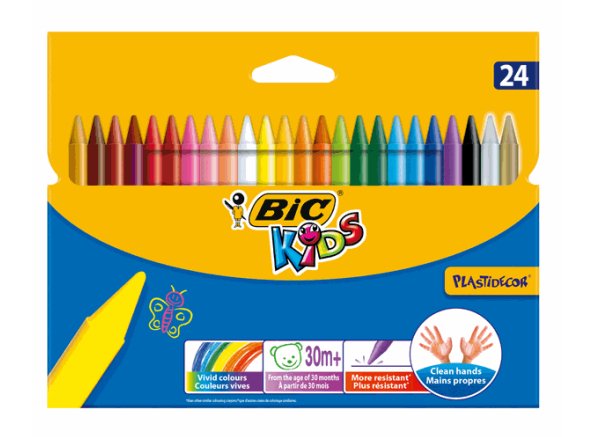 Plastidecor Ceras De Colores Kids Estuche De 24