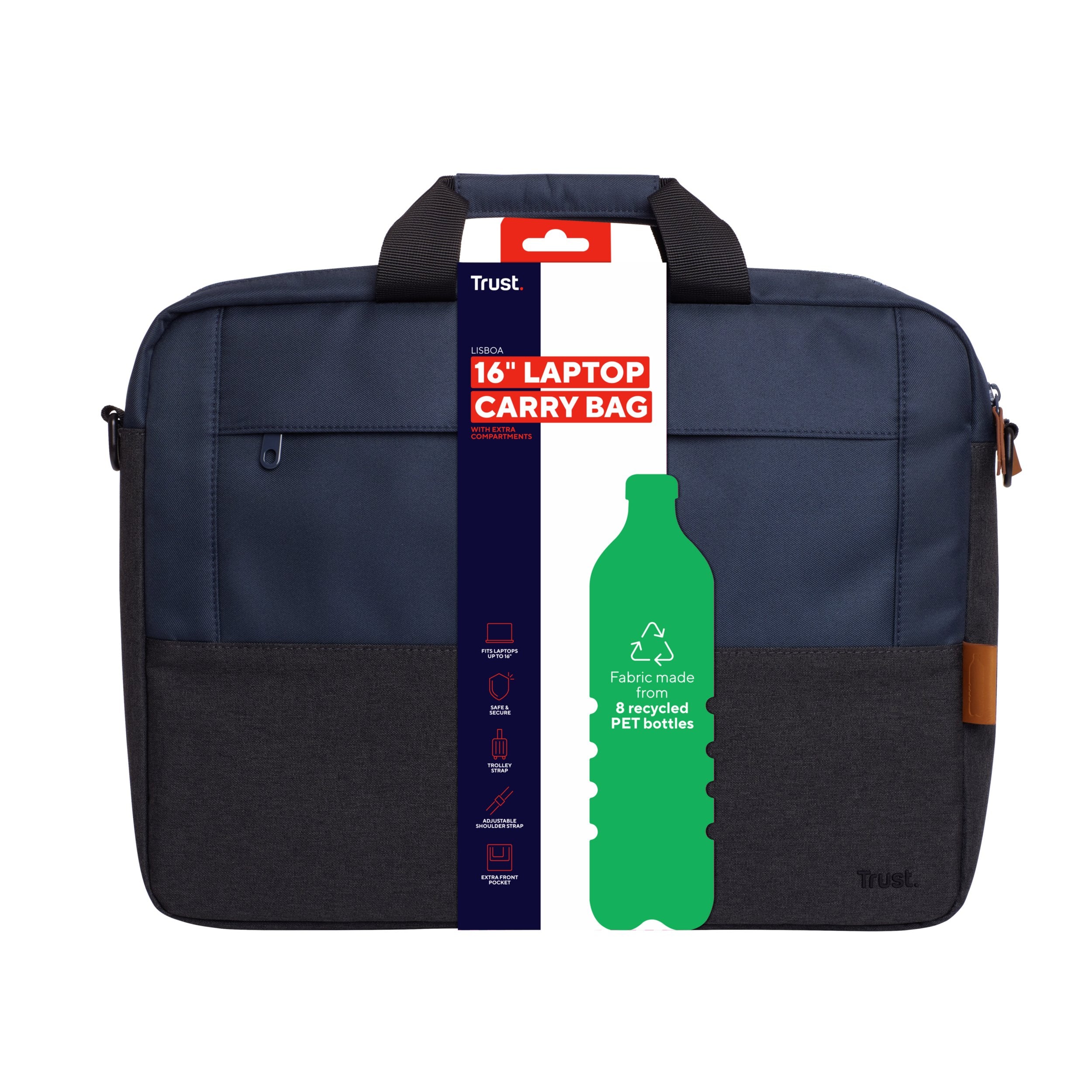 EAN 8713439249804 - Trust Lisboa 40,6 cm (16") Maletín Azul imagen 9