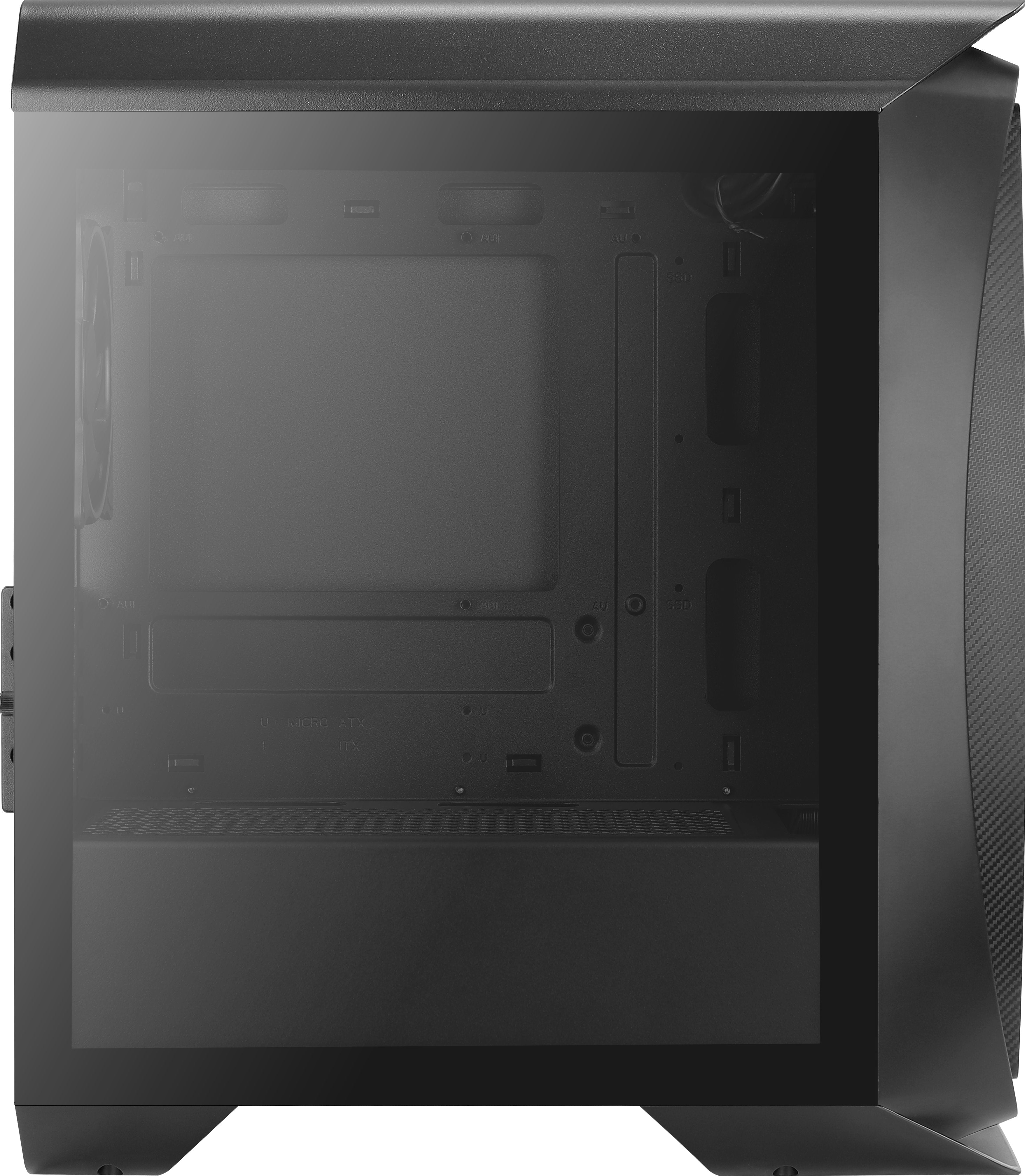 Caja Pc Aerocool Aero One Mini Eclipse Black 2*Usb 3.0 Hd Audio+Mic  Soporta Refrigeración Líquida Micro Atx/ Mini Itx