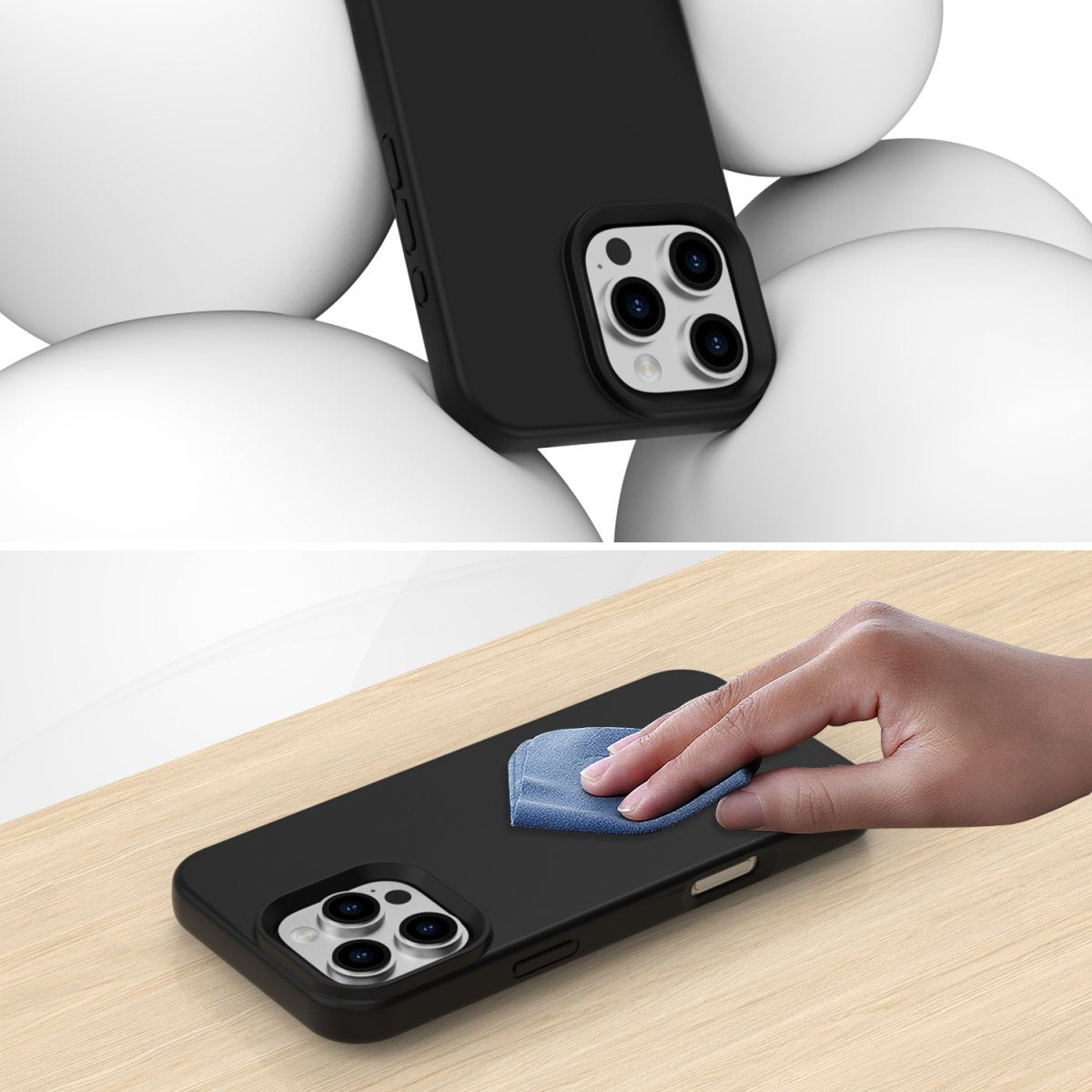 Funda 4smarts De Silicona Cupertino Para Apple Iphone 16 Pro Magsafe-Kompatibel