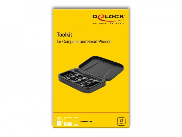 Juego De Herramientas Delock Para Pc Y Teléfonos Inteligentes 23 Piezas
