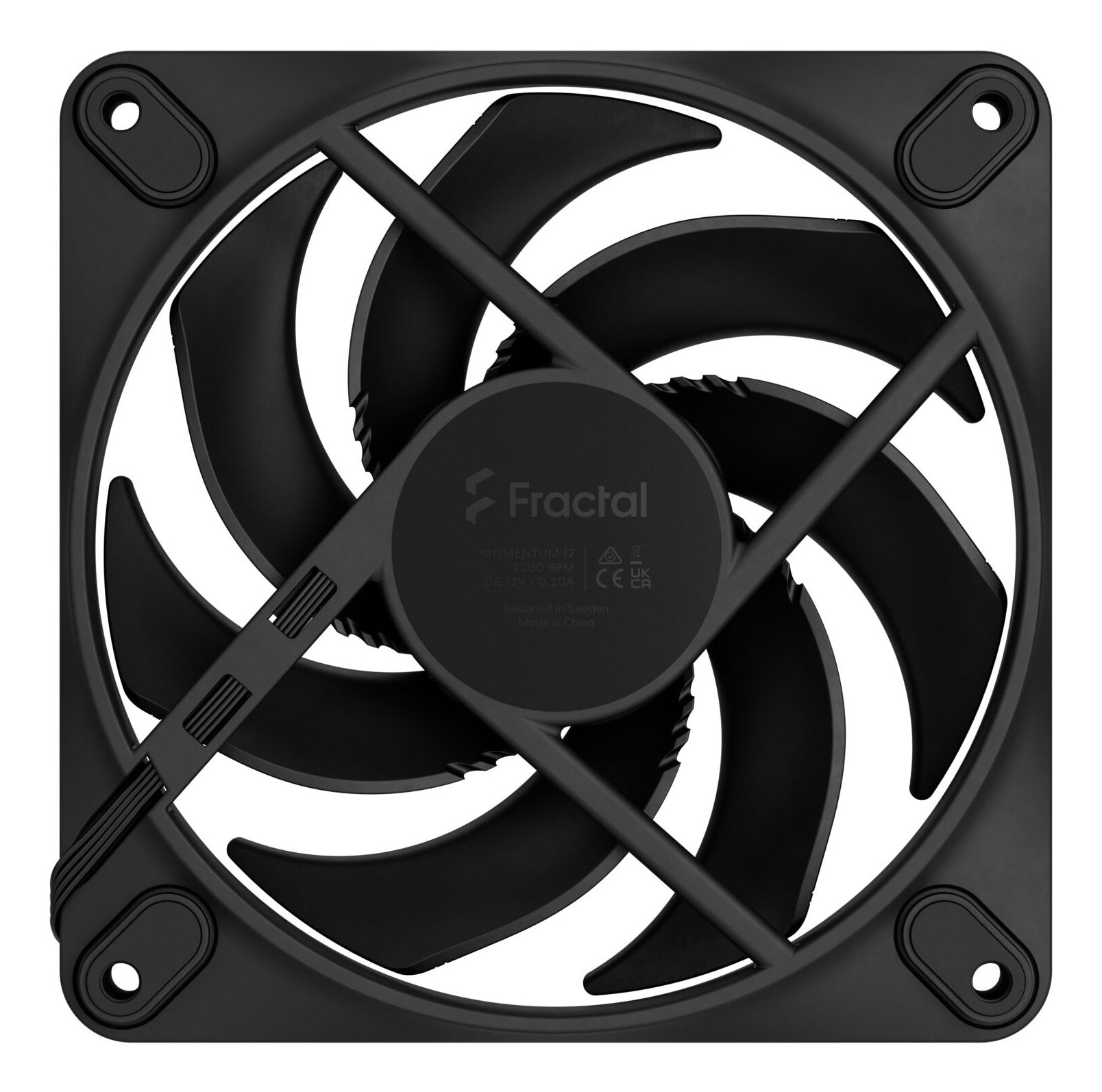 EAN 7340172708841 - Fractal Design Momentum 12 Carcasa del ordenador Ventilador 12 cm Negro 1 pieza(s) imagen 5