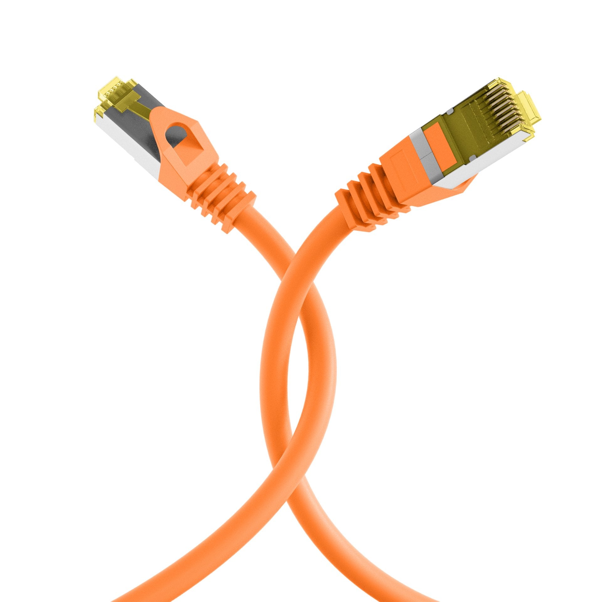 Efb Rj45 Cable De Red Cat.6a S Ftp Lszh Cat.7 Rohcable Naranja