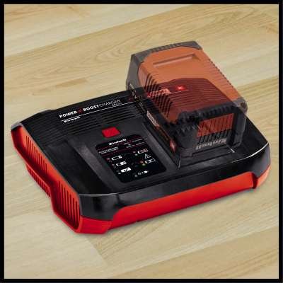 Einhell Power-X-Boostcharger 6 A, Cargador (Negro Rojo) 4512064