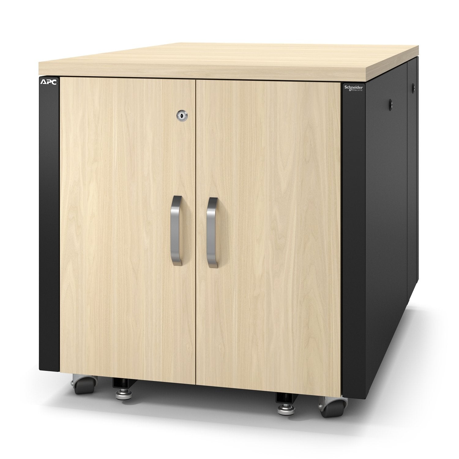 Apc Ar4012a Armario Rack 12u Rack O Bastidor Independiente Negro, Color Madera De Arce