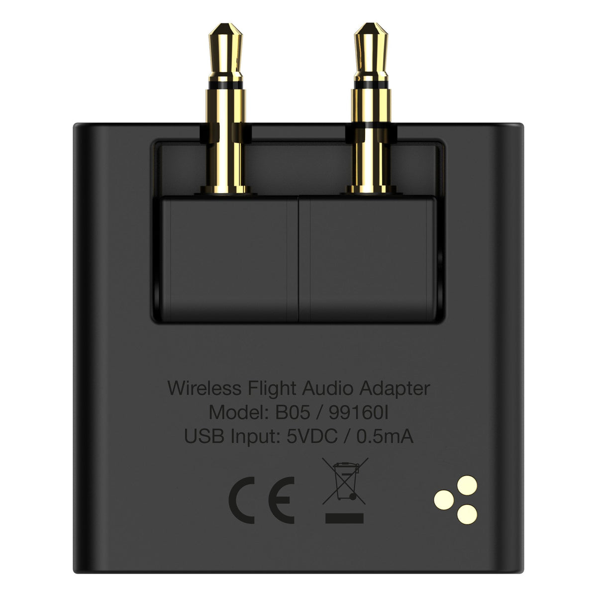 Transmisor De Audio Bluetooth Para Aviones Inline, Bt 5.0, Aptx Hd/Ll, Adaptador De Vuelo Con Estuche De Carga