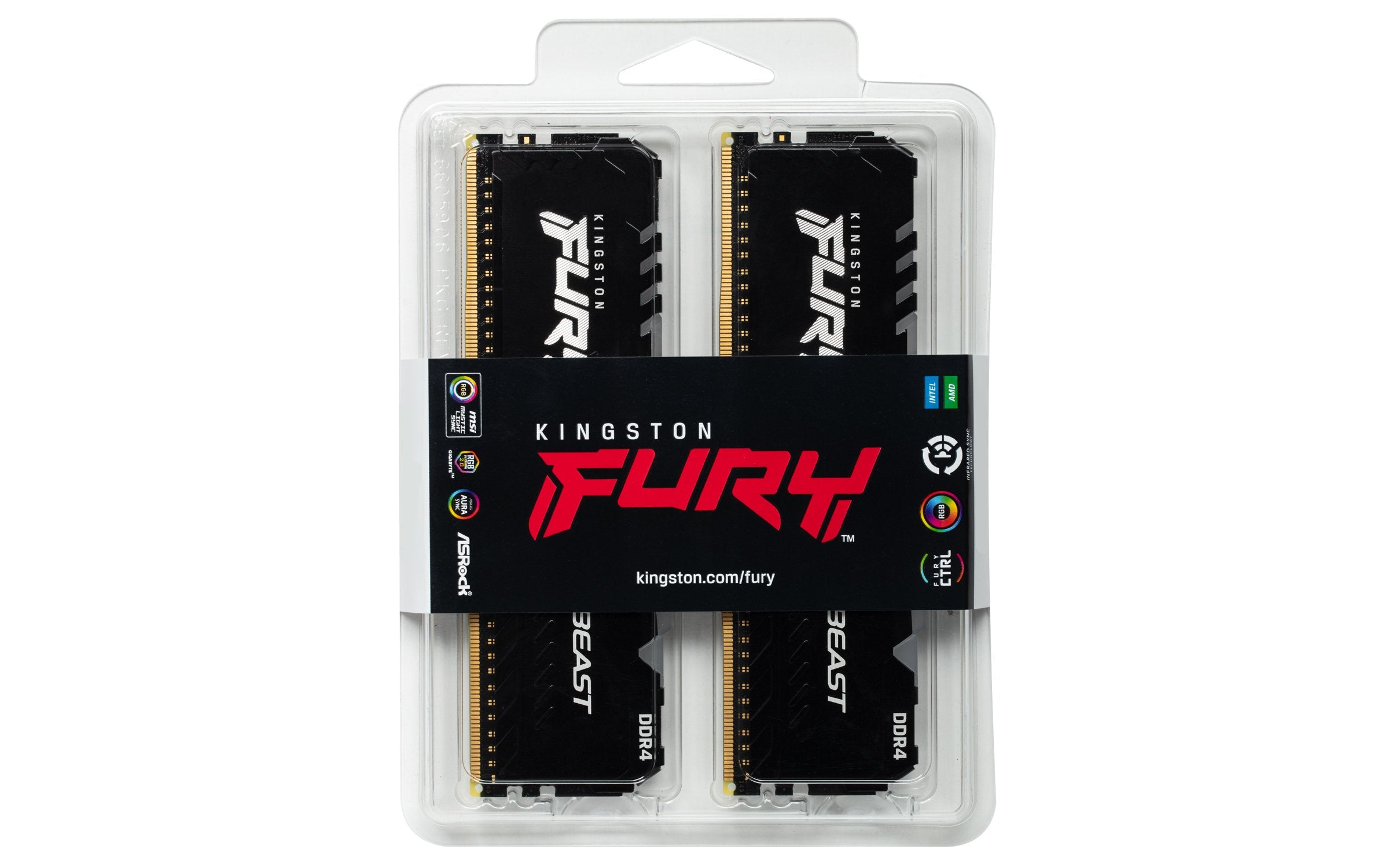 EAN 740617319422 - Kingston Technology FURY Beast RGB módulo de memoria 16 GB 2 x 8 GB DDR4 288-pin DIMM imagen 7