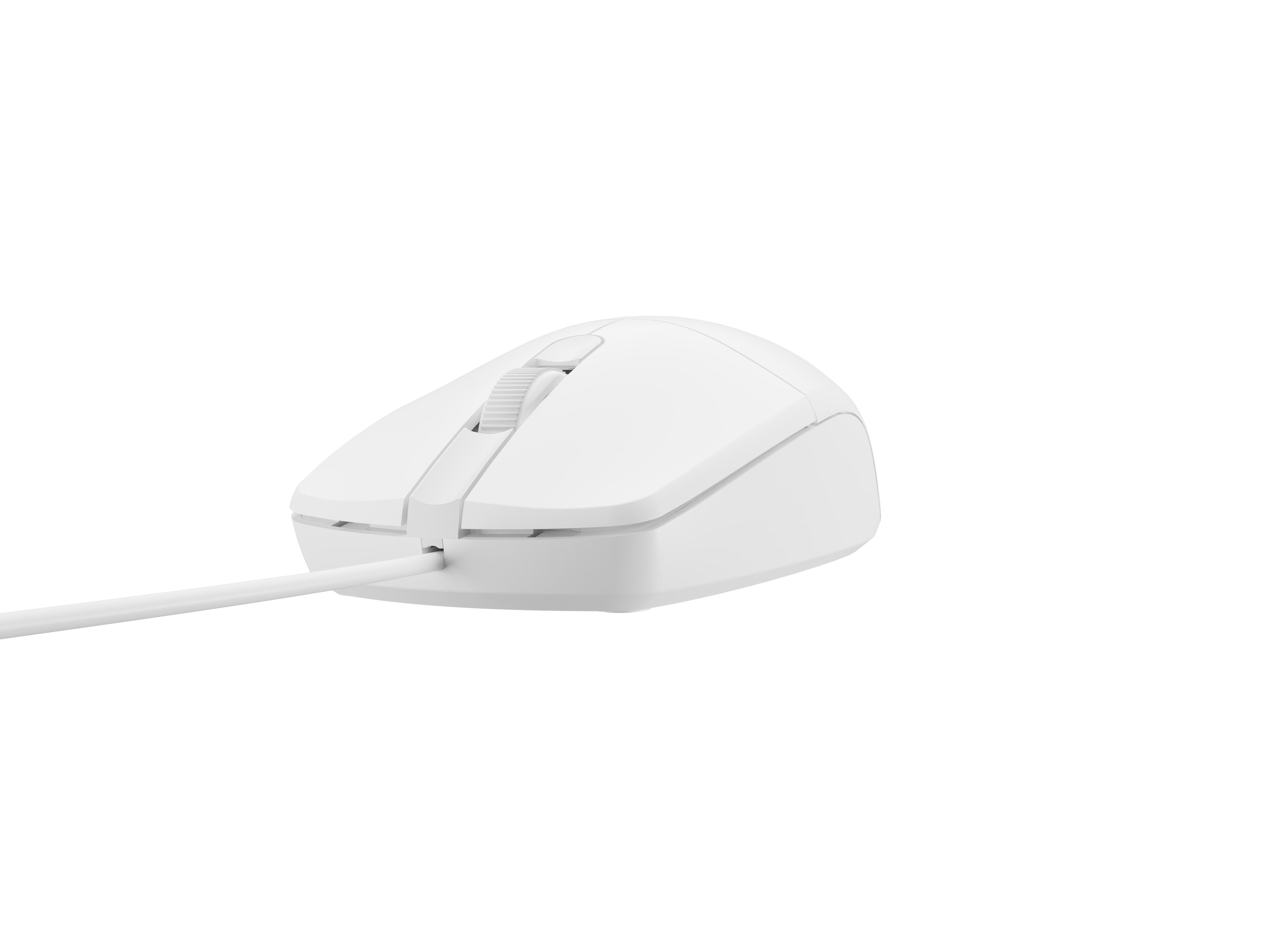 Raton Natec Ruff 2 1000dpi Optico Blanco