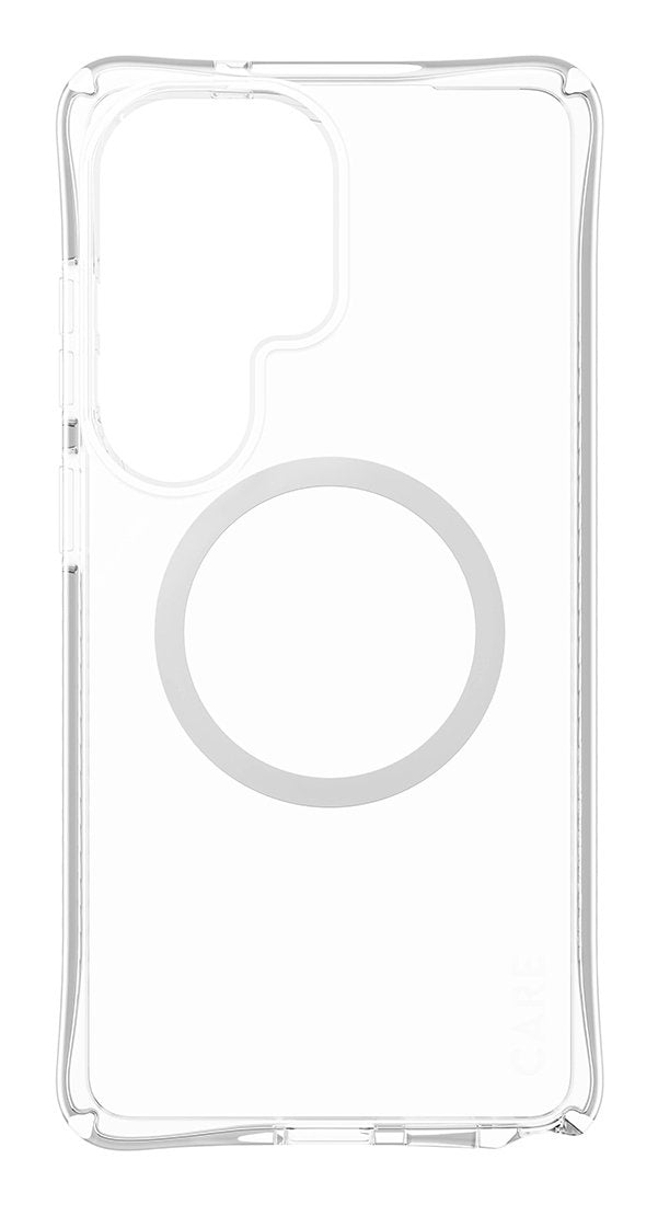 Care By Panzerglass Samba Case Transparent W. Blanco Qi Samsung New Galaxy S26 Ultra
