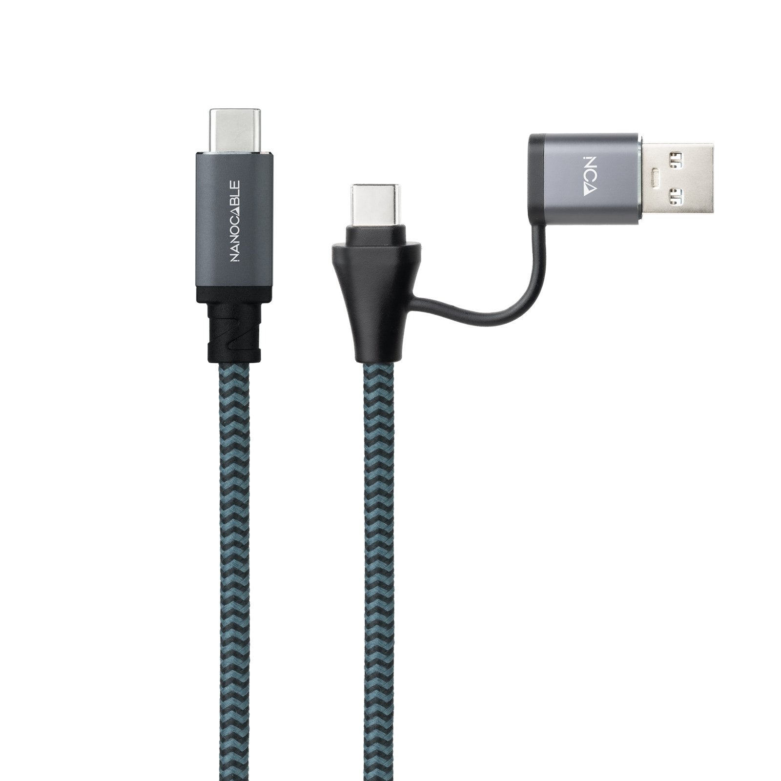 Cable Usb3.2 Gen2x2 100w,Usb-C+A/M-Usb-C/M,2m
