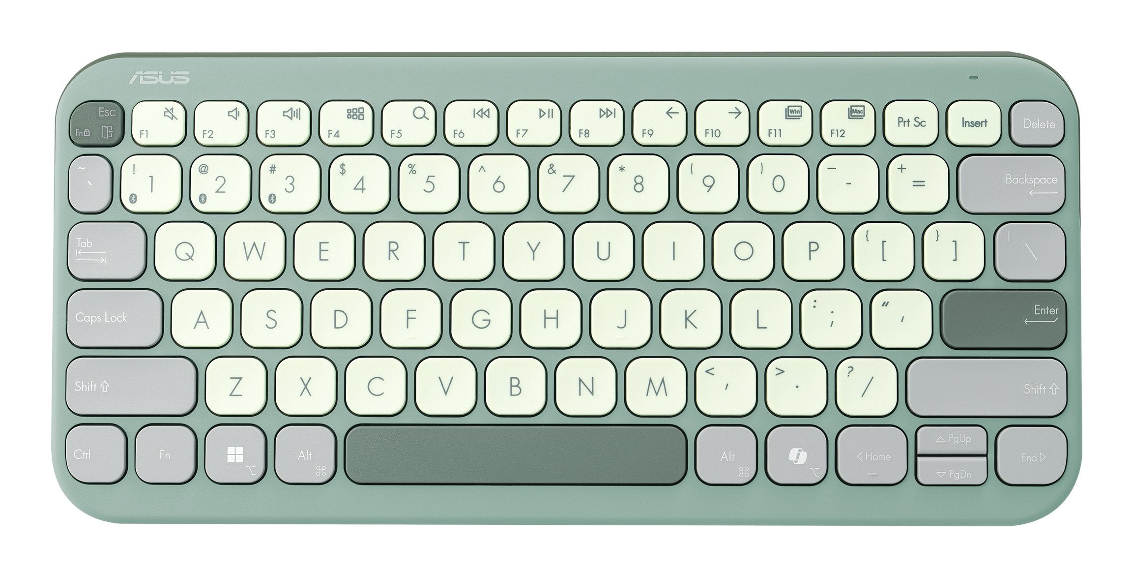 EAN 4711387539019 - ASUS KW100 KEYBOARD/GN/UI/80 teclado Universal Bluetooth Verde imagen 1