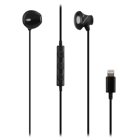 Tnb Curv - Auriculares De Botón Lightning - Negro