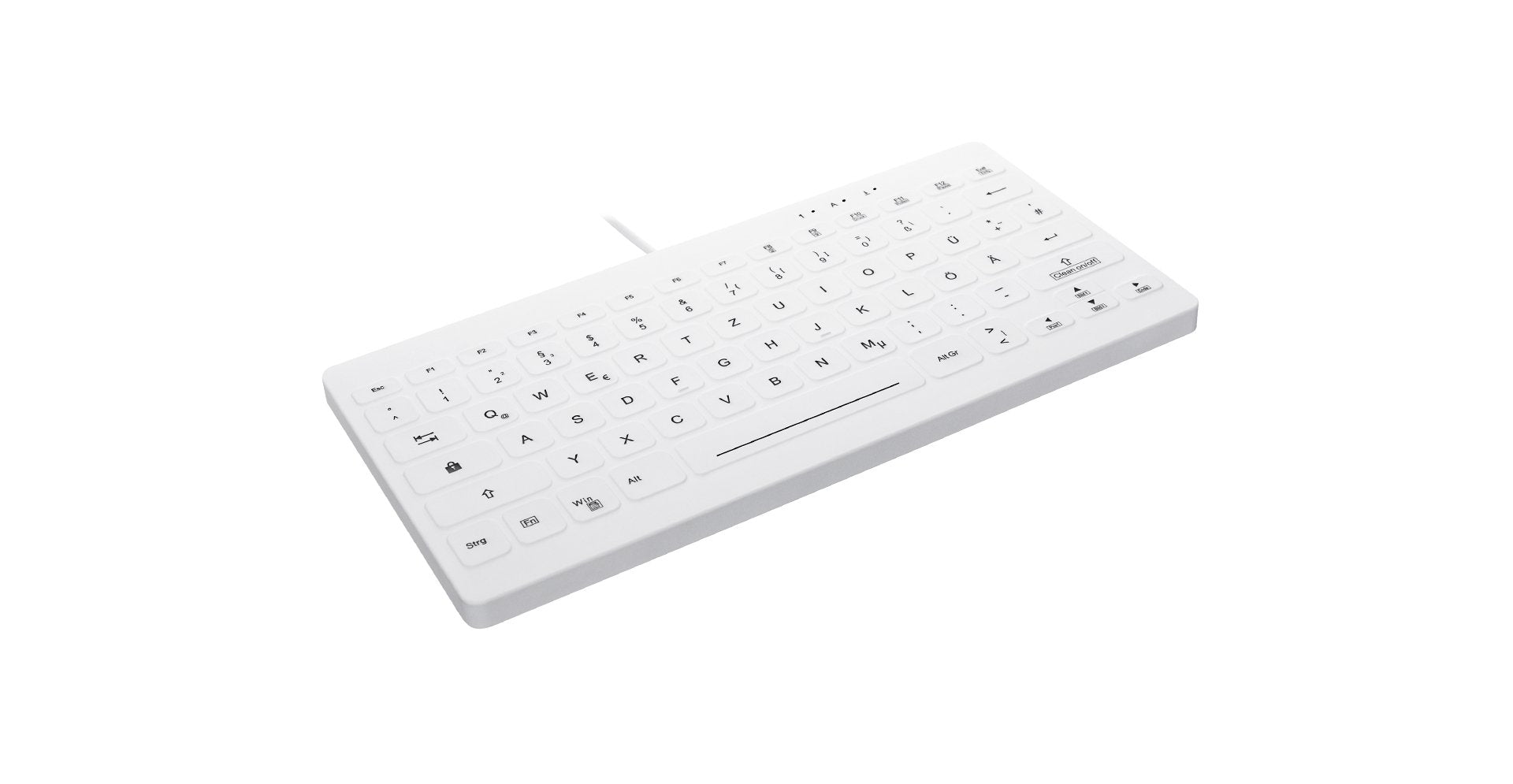 EAN 7061117684333 - Contour Design Active Key AK-C4112 teclado Médico USB QWERTZ Alemán Blanco imagen 2