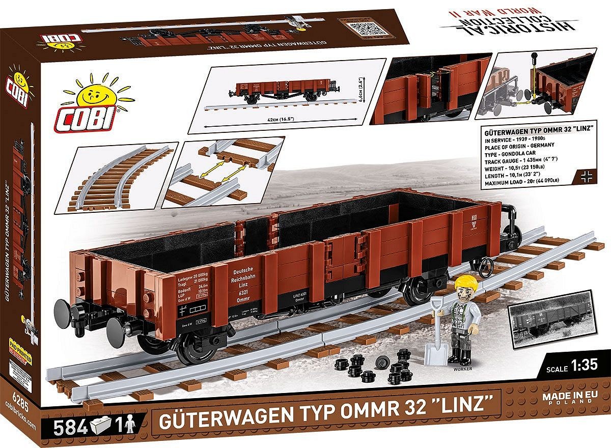 Cobi Güterwagen Typ Ommr 32 Linz, Juguete De Construcción Cobi-6285