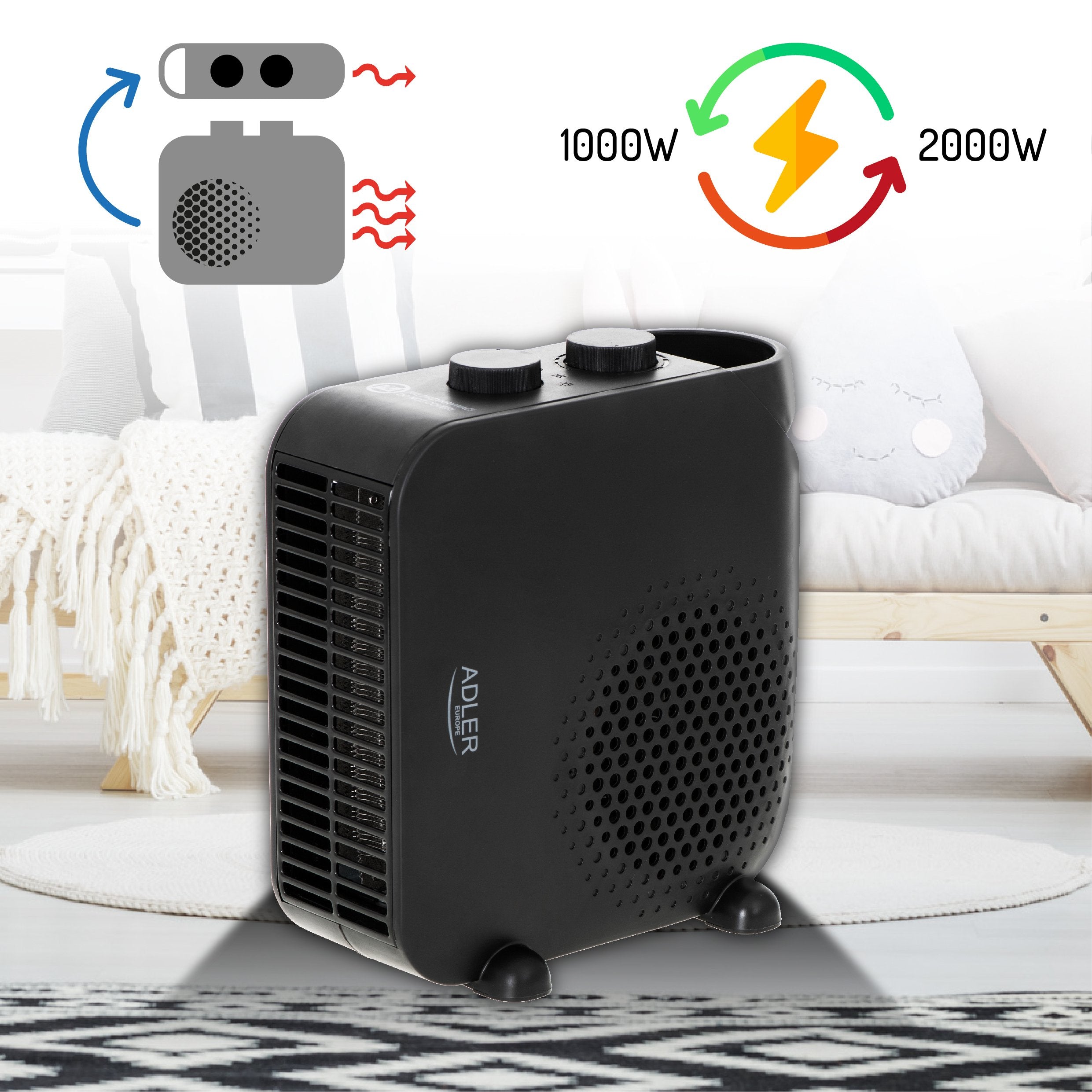 Termowentylator Adler Ad 7725b
