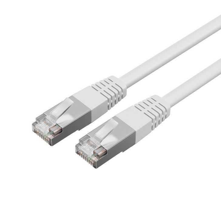 Cable De Conexión De Red Shiverpeaks Cat6, S Ftp, Lzsh, Blanco 5m
