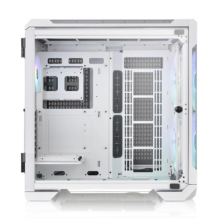 Caja Pc Thermaltake Torre E-Atx View 51 Tg Argb Blanco 2xven 200mm/1xven 120min Ncluid/3xcristal Templado Ca-1q6-00m6wn-00