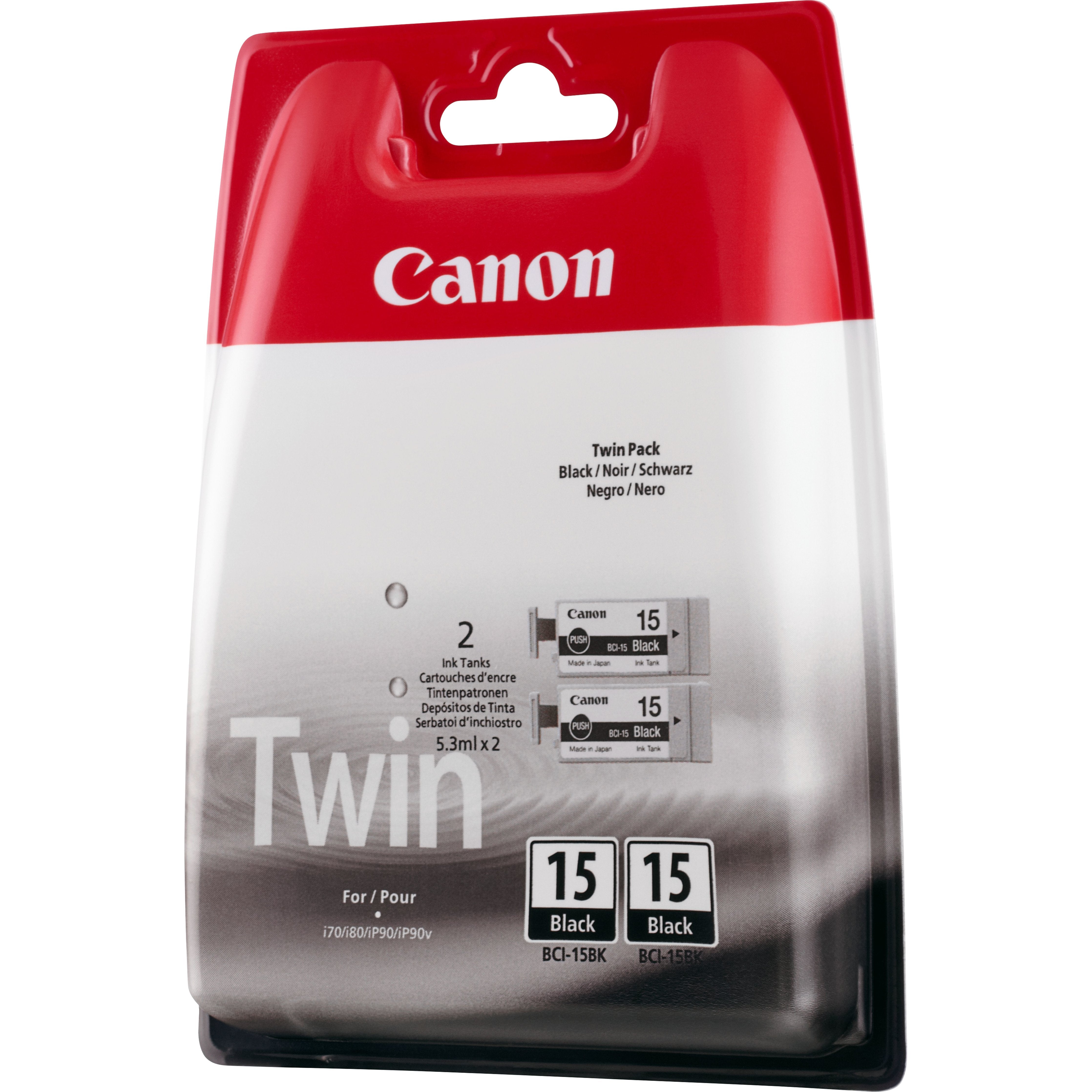 Cartucho Tinta Canon Negro Bci15bk I70 I80 Ip90
