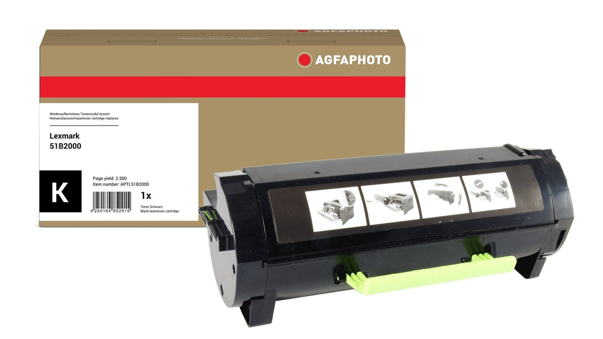 EAN 4250164852915 - AgfaPhoto APTL51B2000 cartucho de tóner 1 pieza(s) Compatible Negro imagen 1