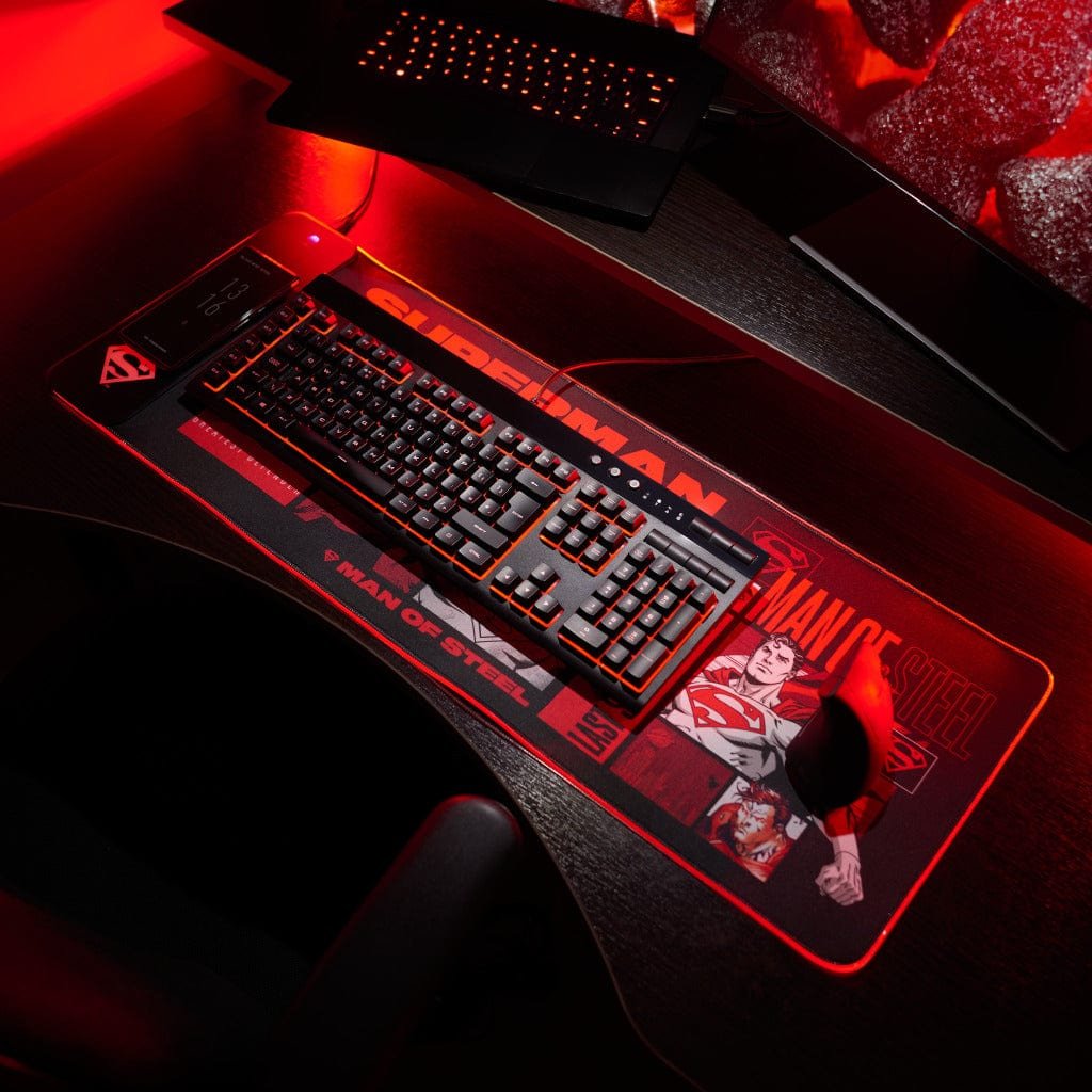 Numskull Ratonpad Dc Comics Superman Wireless Charge 30x80cm