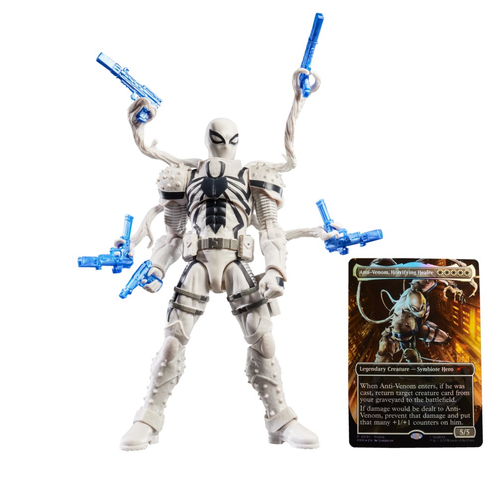 Figura Agent Anti-Venom Magic The Gathering Spider-Man Marvel 15cm