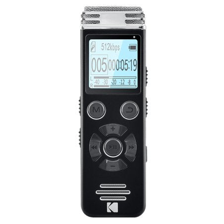 Kodak Vrc450 Black Grabadora De Voz Digital 8gb