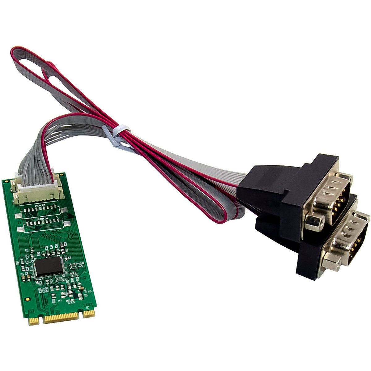 Inline Tarjeta De Interfaz M.2 A 2x Serie 9pol Conector Macho