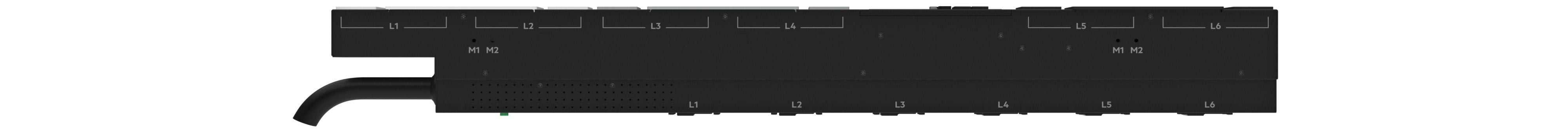 EAN 0190017167299 - HPE G2 Metered 3Ph 17.3kVA/60309 60A 4-wire 48A/208V Outlets (18) C13 (6) C19/Vertical NA/JP PDU unidad d imagen 4