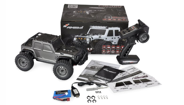 Amewi Rc Auto Gantry Cross Truck Li-Ion 1300mah Gris 14+
