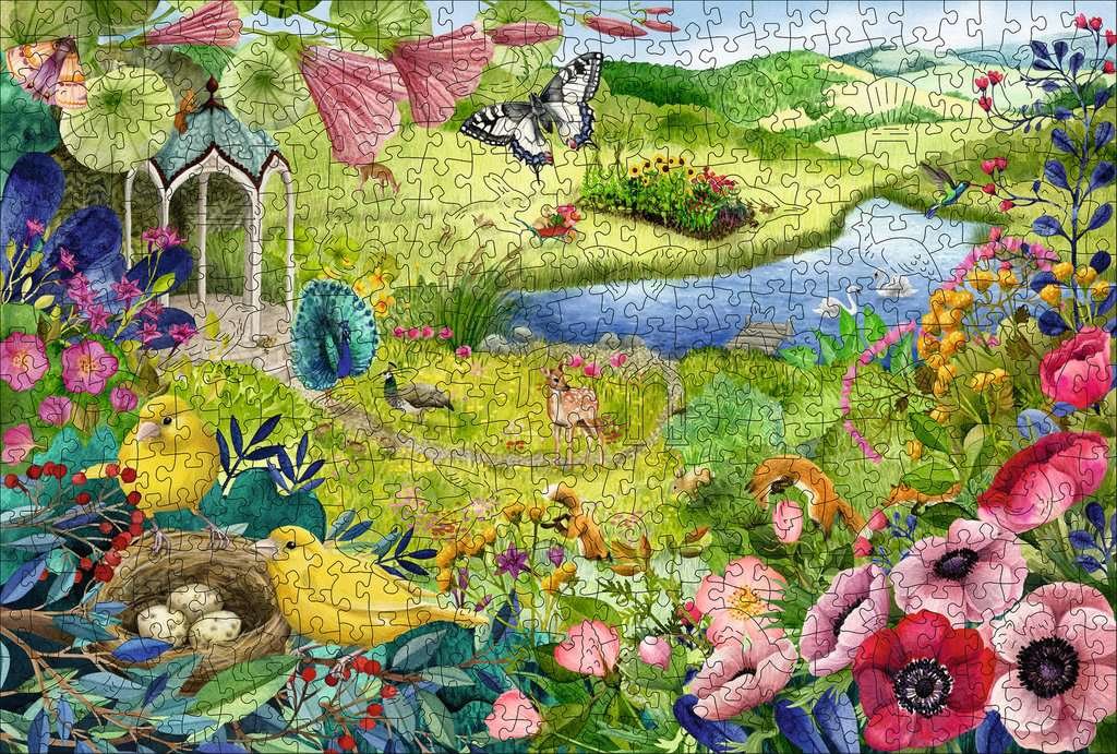 Ravensburger Wooden Puzzle Jardín Salvaje 17513