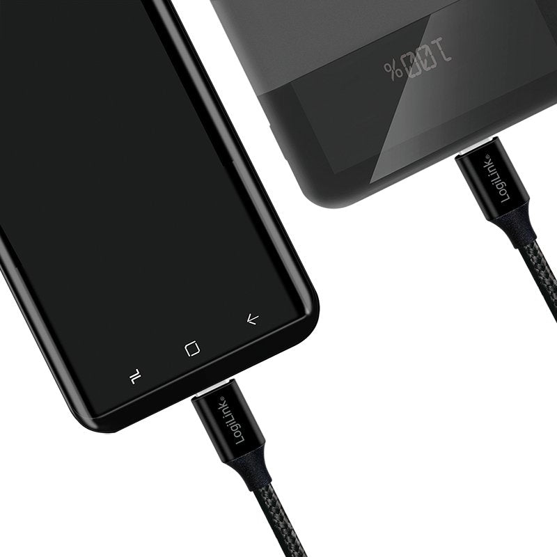 Logilink Cu0153 Cable Usb 0,3 M 2.0 Usb C Negro