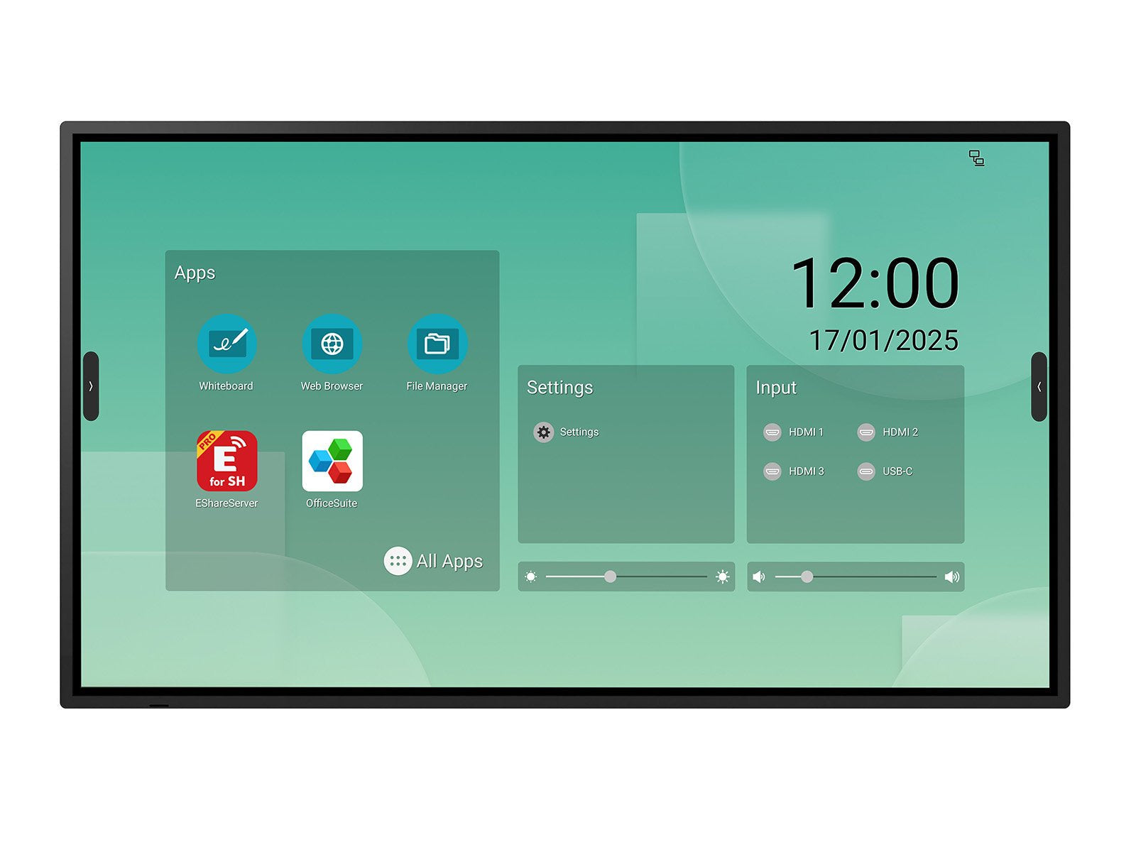Sharp Pn-Lm431 43" Clase Diagonal Lm Series Pantalla Lcd Con Retroiluminación Led Interactivo Con Pantalla Táctil (Multitáctil) Android 4k Uhd (2160p) 3840 X 2160 Direct Led
