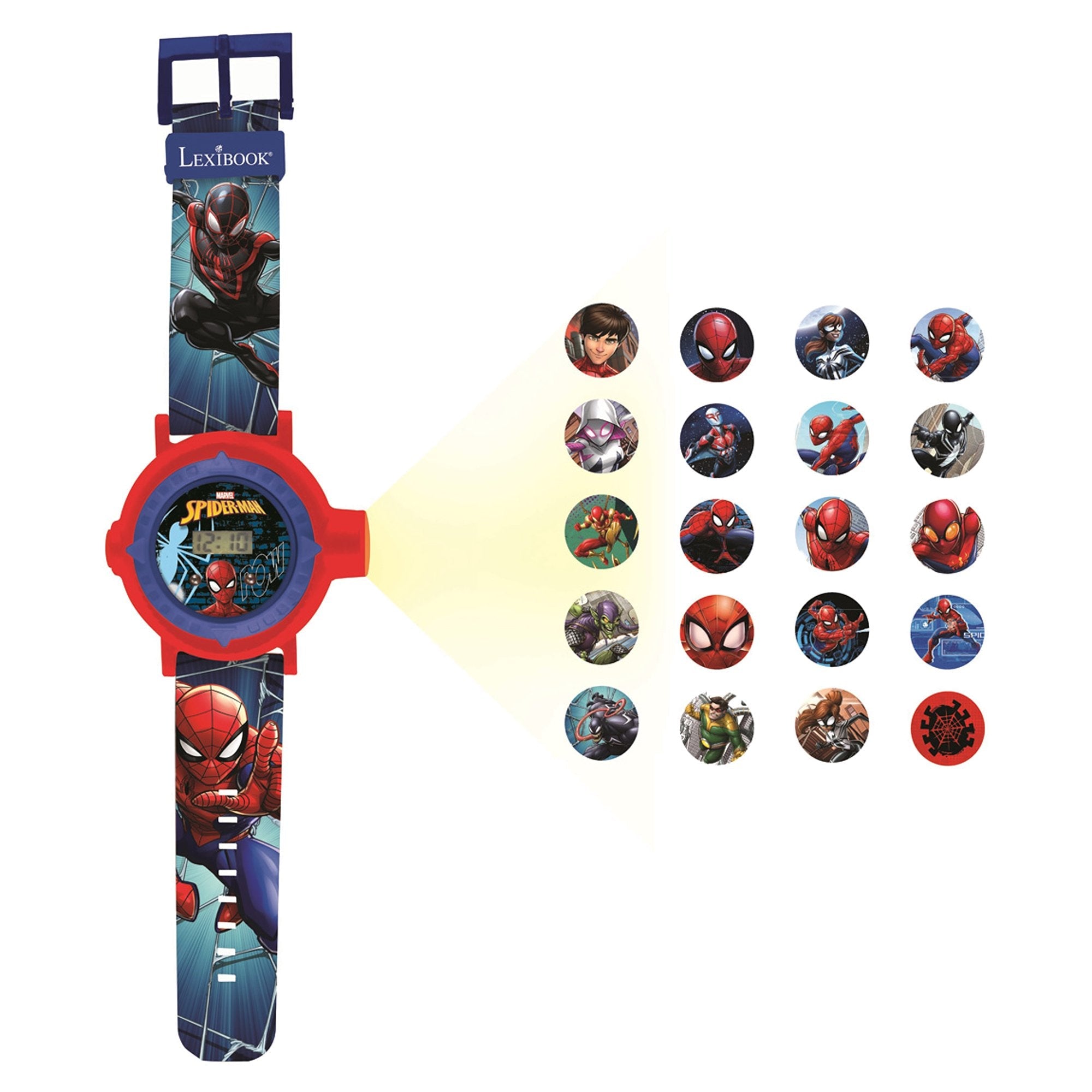 Reloj Digital Proyecciones Spiderman Marvel