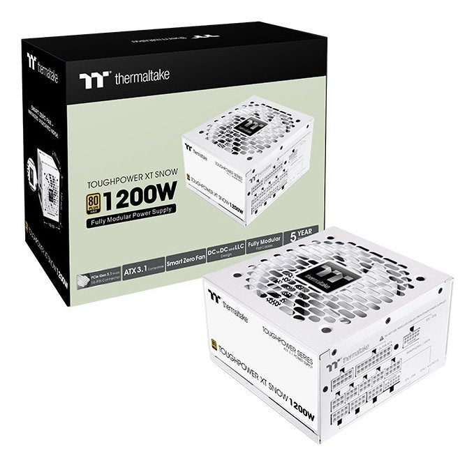 EAN 4711658548207 - Thermaltake Toughpower XT Snow unidad de fuente de alimentación 1200 W 20+4 pin ATX ATX Blanco imagen 6