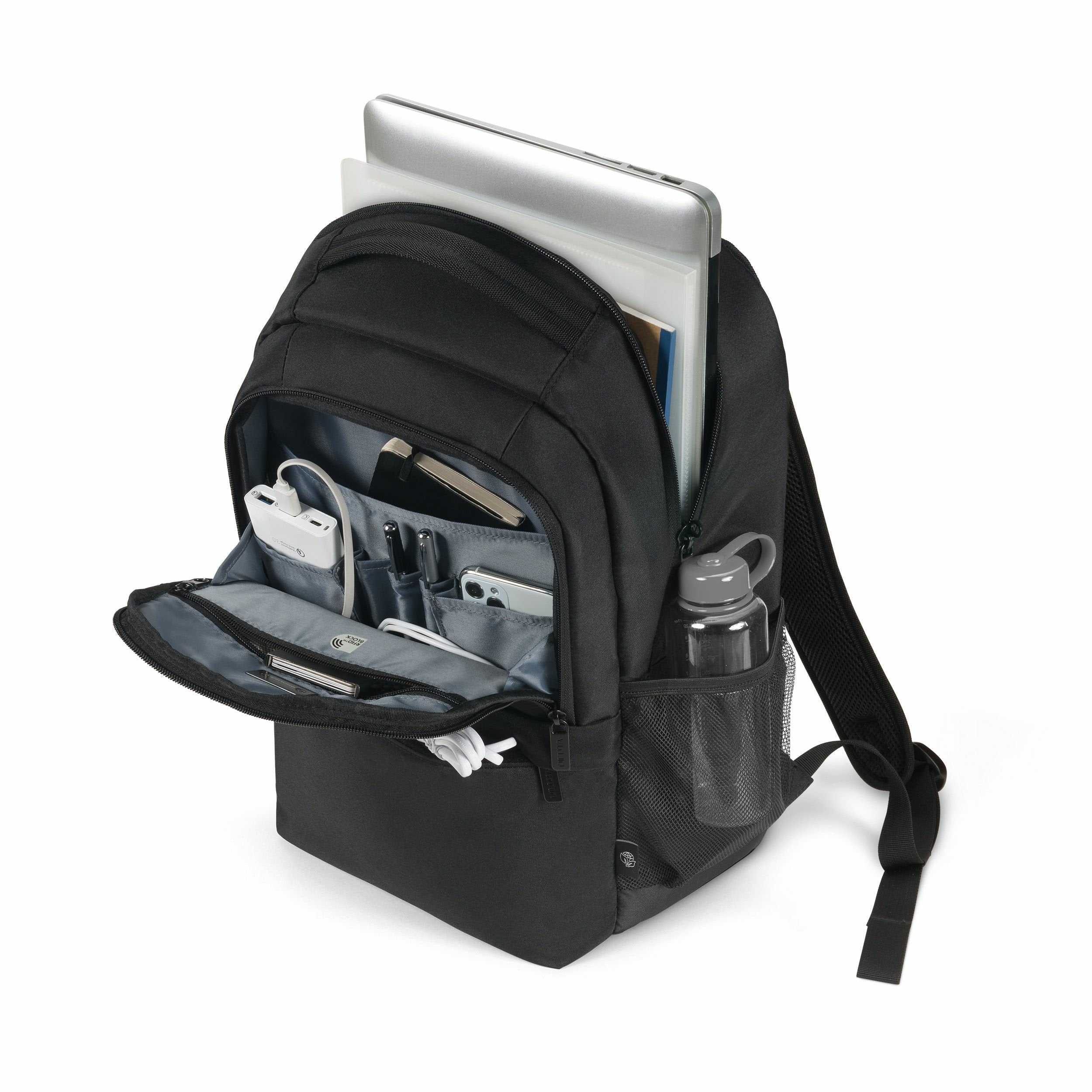EAN 7640239421028 - DICOTA D32027-RPET maletines para portátil 35,8 cm (14.1") Mochila Negro imagen 7