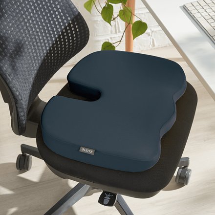 Leitz Ergo Cosy Gris Acolchado Del Asiento